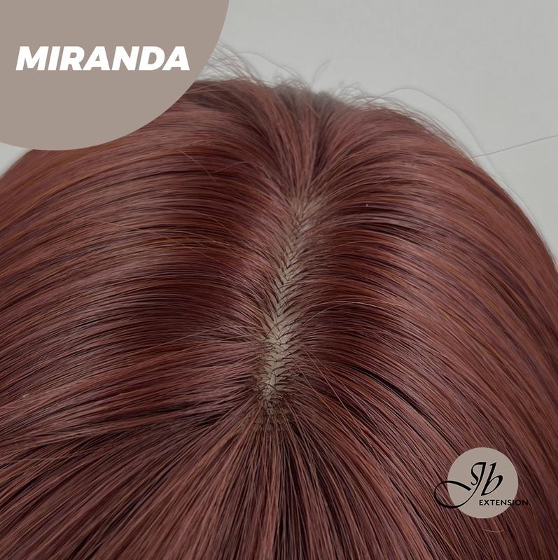 JBEXTENSION【UK】22 Inches Dark Red Curly Wig With Bangs MIRANDA 7