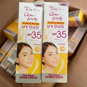 [ PAKET 2 PCS ] FAIR & LOVELY SUNSCREEN SPF 35 PA+++ 20gr GLOW LOVELY SUNSCREEN 20gr