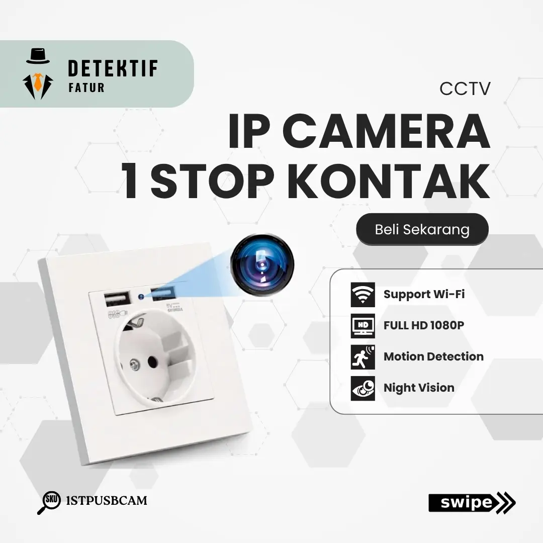 DETEKTIFFATUR Camera So et CCTV WiFi Wireless Colokan Listrik HD 1080P Kamera USB Charger Perekam Vidio APP Monit ng J Jauh 1STPUSBCAM