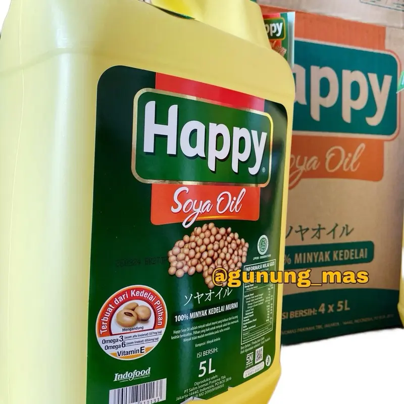 Minyak Goreng Happy Soya Oil 5 L