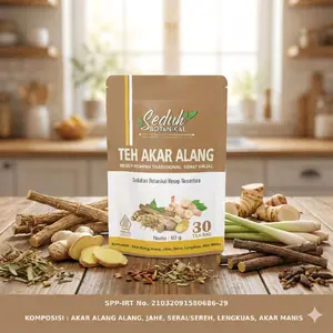 SEDUH BOTANIKAL Teh Akar Alang  | Sehat & Detox Ginjal | Resep Teh Rempah JSR | 30 Tea Bag