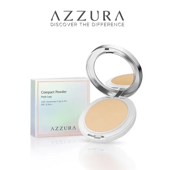 Azzura- COMPACT POWDER Bedak Padat SPF 21 PA++ 0