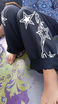 Product Review of BAGGY STAR PANTS CELANA KULOT OVERSIZE Panjang celana skena Wanita Pria Lembut unisex from J**🤍 0