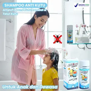 Shampo anti kutu ampu membasmi kutu sampai ke telurnya taman untuk anak tidak pedih di mata