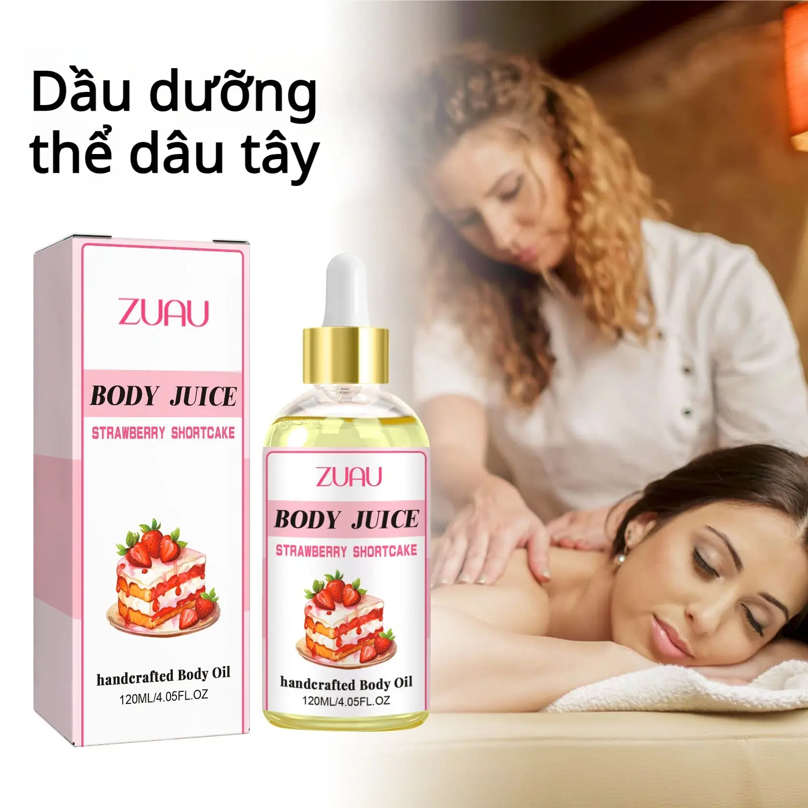 Dầu dưỡng da toàn thân 60/120ML – Dưỡng ẩm, làm mềm da, hỗ trợ giảm viêm lỗ chân lông, giúp da sáng mịn