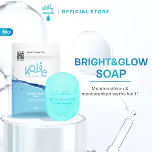 KOJIC PLANKTON - [OFFICIAL] BRIGHT & GLOW SOAP 90 GR | Brightening Soap | Mencerahkan Seluruh Tubuh | Glowing Soap