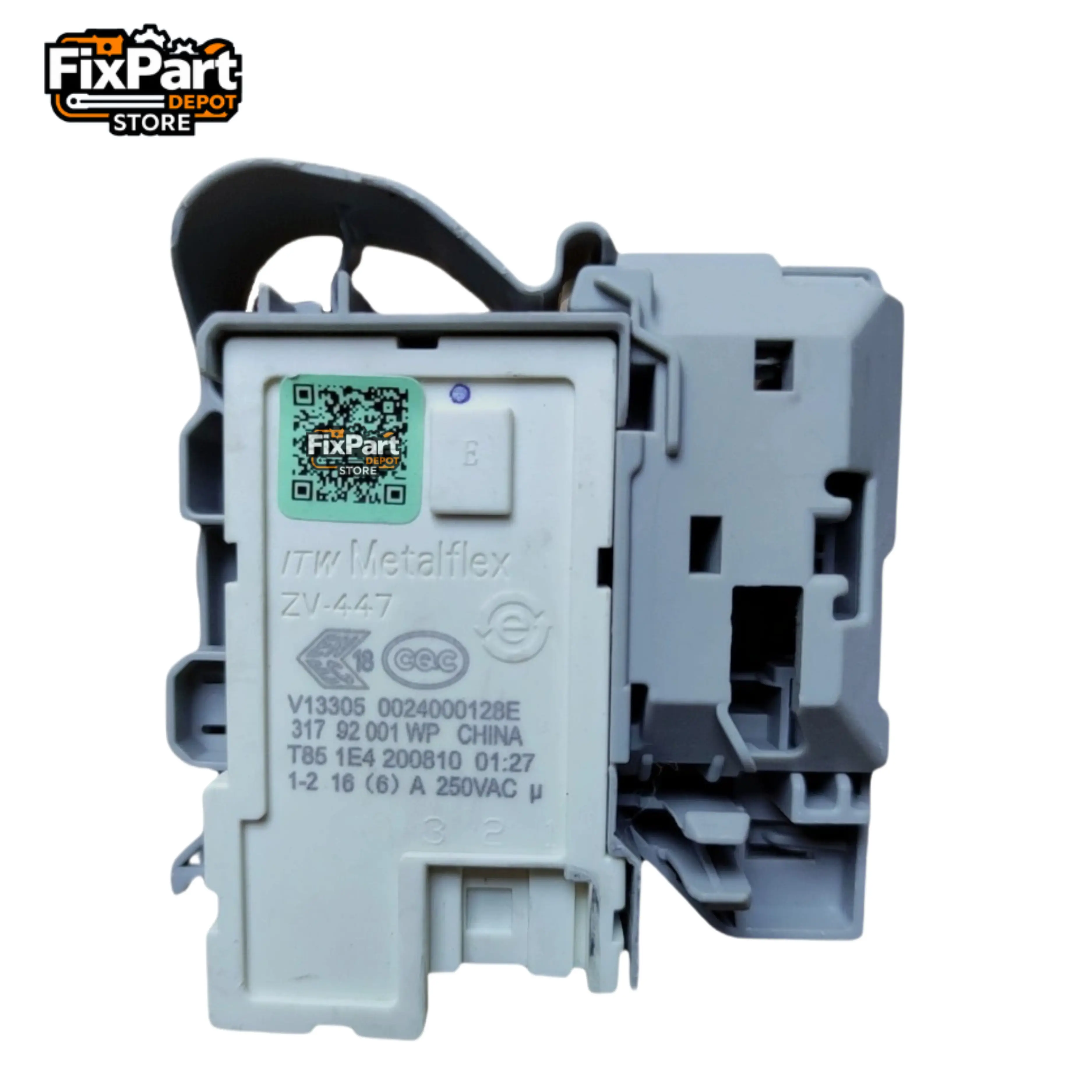 Electromagnetic Door Lock 0024000128E Micro Delay Door Lock Switch ZV447 For Haier Drum Washing Machine