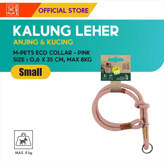 Gambar M-Pets Eco Dog Collar Size S / Kalung Leher Anjing Kucing - Pink dari M-Pets Volk Pets Indonesia Kota Tangerang 5 Tokopedia