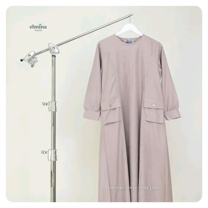 READY STOCK HALIMAH DRESS BY ELMINA HIJAB 5
