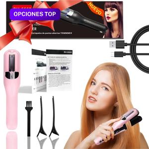 Cortapelos eléctrico automático, tipo C recargable multifuncional, recortador de puntas abiertas, regalo de invierno y año nuevo, regalo de invierno, regalo de San Valentín
