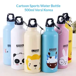 Botol Minum Olahraga Korea Kartun Binatang 500ML