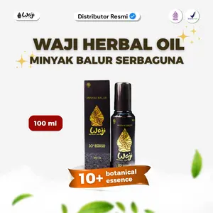 Minyak Waji 100ml - Minyak Balur Serbaguna Anti Lengket untuk Mengatasi Gatal-gatal dan Pegal, Minyak Urut untuk Mengatasi Masuk Angin dan Perut Kembung, Obat Gatal