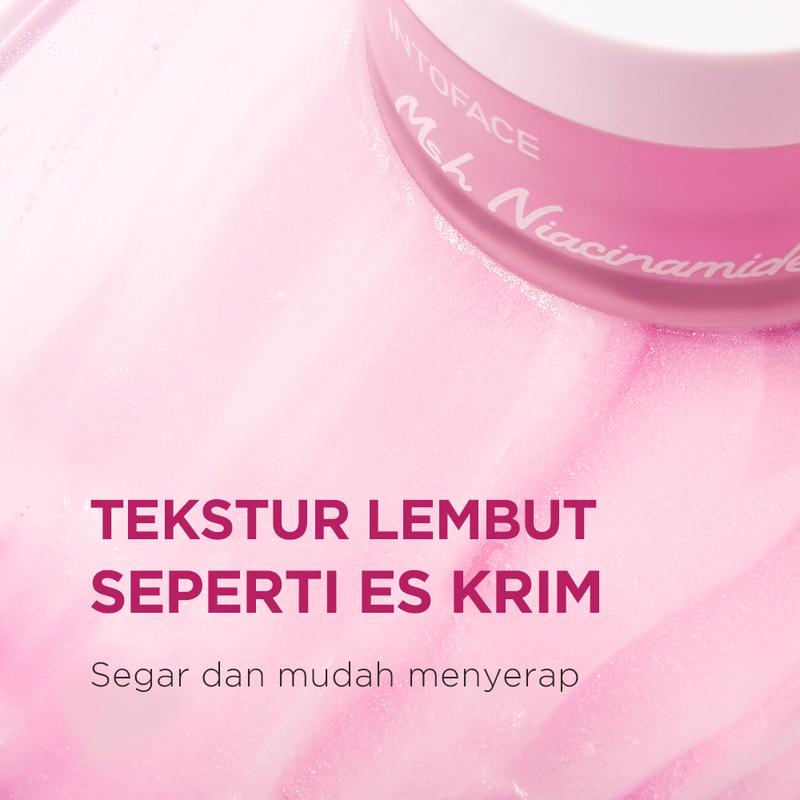 INTOFACE MSH 10% Niacinamide Brightening Moisturizer Cream B3 B5 Smywhite 377 Day & Night Cream Whitening Glowing Moisture Gel Pemutih Wajah krim pelembab pemutih Krim untuk kulit sensitif 30g 3