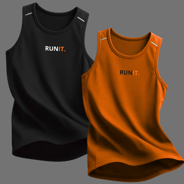 KIT 2 Regatas Masculinas Dry Fit | Não Esquenta, Seca Rápido e Confortável COMBO 2 Camisetas Regata