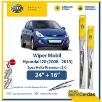 Gambar Wiper Mobil HYUNDAI I20 2008 - 2013 24" + 16" (2pcs) - HELLA Premium 2.0 dari Hella Indonesia Official Store Kota Administrasi Jakarta Pusat 1 Tokopedia
