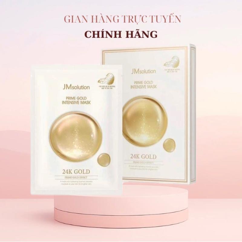  Mặt Nạ Vàng 24K Hỗ Trợ Cấp Ẩm Giảm Nếp Nhăn JM Solution Prime Gold Premium Foil Mask 
