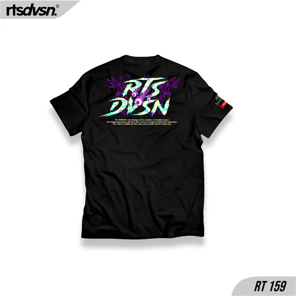 T-SHIRT RTSDVSN 159 | LENGAN PENDEK MOTIF EYES FIRE