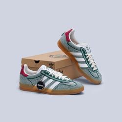 adidas gazelle silver green womens Green adidas Originals Samba OG Cordura