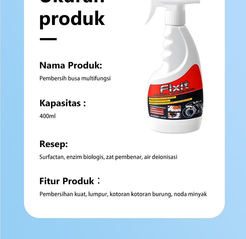 FIXIT【Normal】 Cairan pembersih khusus sepeda motor, cairan pencuci mobil ultra-konsentrat, cairan busa pencuci mobil listrik, air pencuci mobil, lilin, pembersih lapisan FIXIT【Normal】 Cairan pembersih khusus sepeda motor, cairan pencuci mobil ultra-konsentrat, cairan busa pencuci mobil listrik, air pencuci mobil, lilin, pembersih lapisan