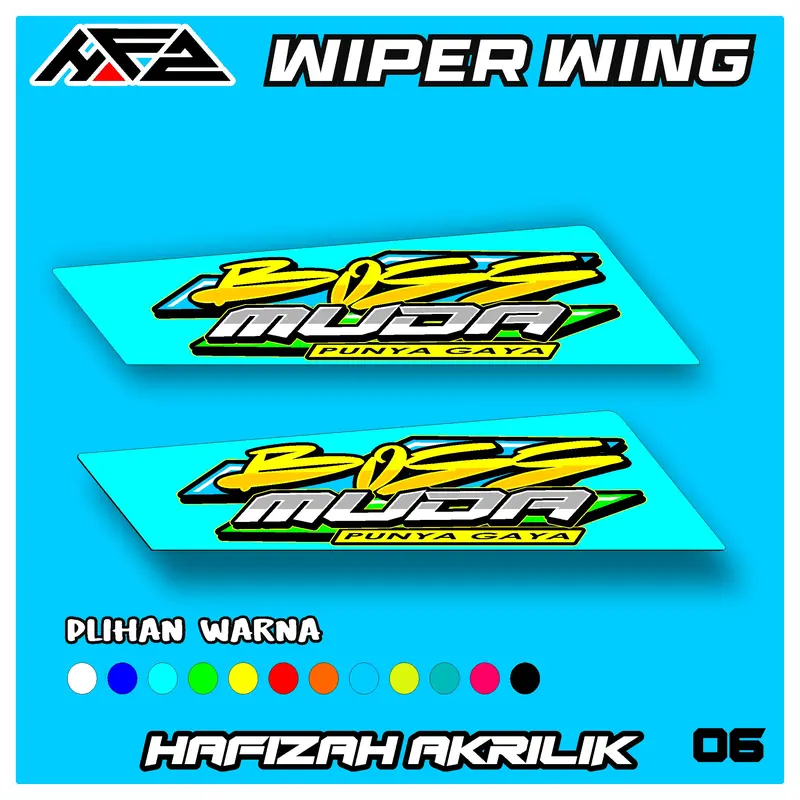 variasi wiper wing mobil pick up grandmax,l300,carry.traga,kijang,panther banyak pilihan warna kode006 4