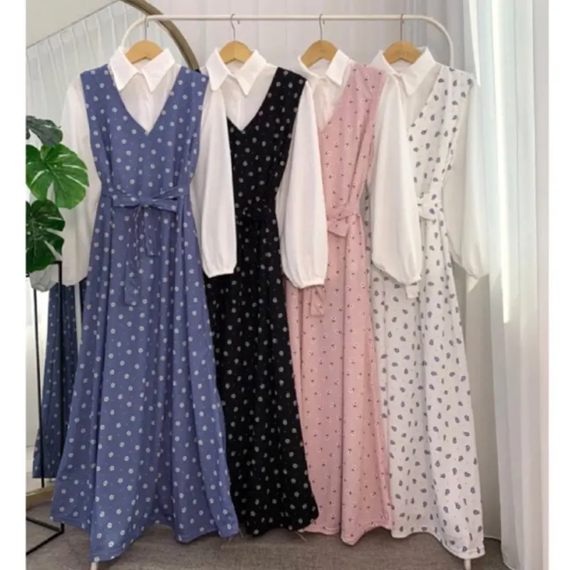 KIA DRESS KOREAN STYLE PREMIUM LUCU WANITA
