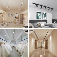 Gambar CANMEIJIA Lampu Rel Track LED Set 12/20/30/50W Led Sorot Lampu 3 Warna Spotlight COB Rel Light Pencahayaan Sekitar Toko Pakaian Ruang Tamu - Hitam 3PCS 12W , 3 Warna In 1 Lampu dari CANMEIJIA LIGHTING STORE Kab. Tangerang 4 Tokopedia