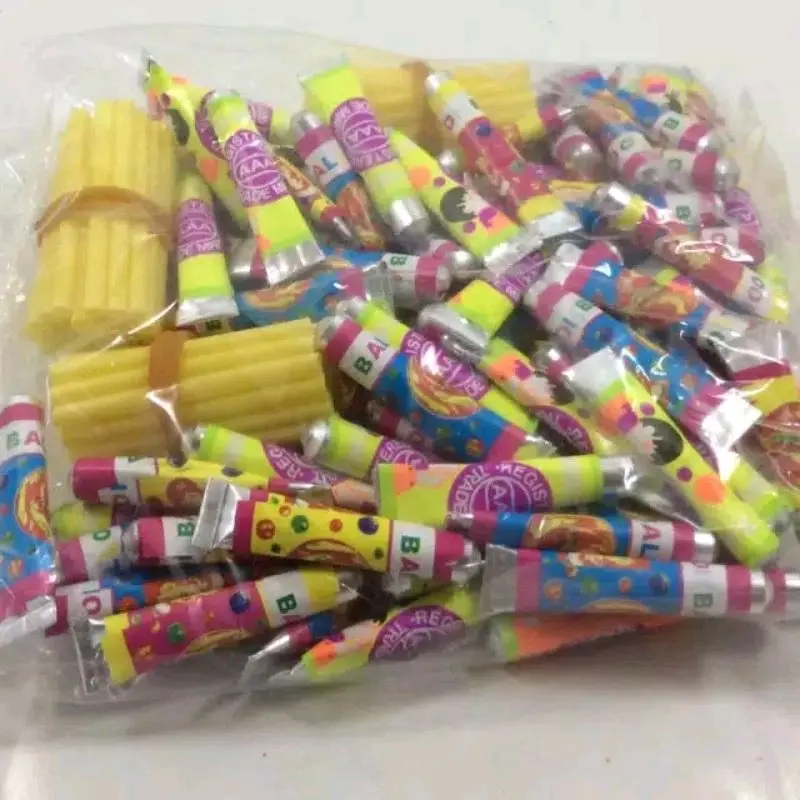 Balon tiup aks sedotan isi 100pcs jaman dulu 2