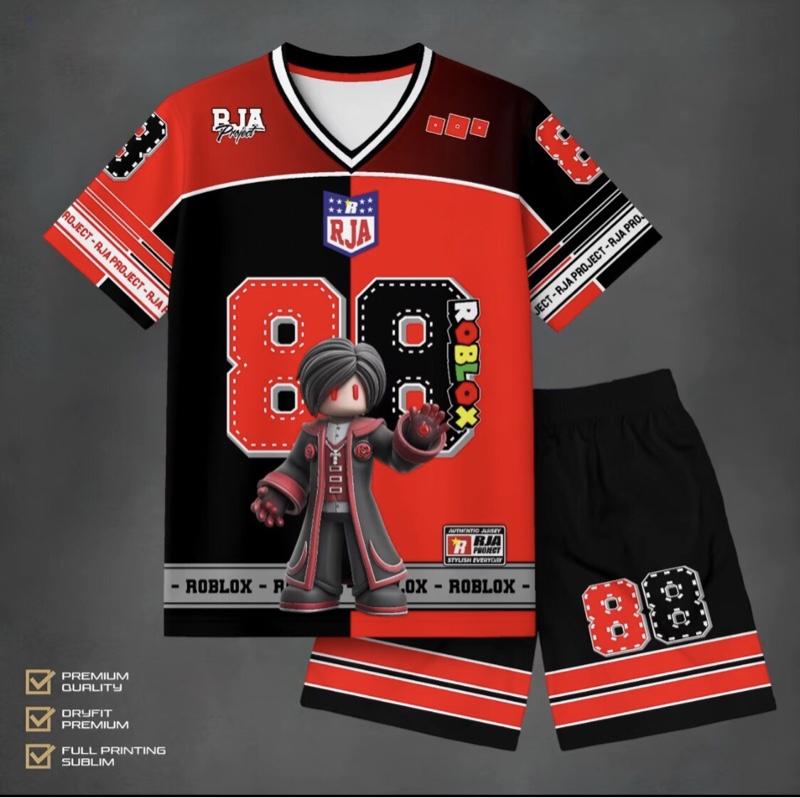Setelan Jersey Anak 3-10 Tahun Terlaris / Baju Anak Roblox Printing Pakaian Anak Premium Setelan Kaos Anak Perempuan Lucu Fashion Anak Celana Anak Setelan Jersey Anak 3-10 Tahun Terlaris / Baju Anak Roblox Printing Pakaian Anak Premium Setelan Kaos Anak Perempuan Lucu Fashion Anak Celana Anak