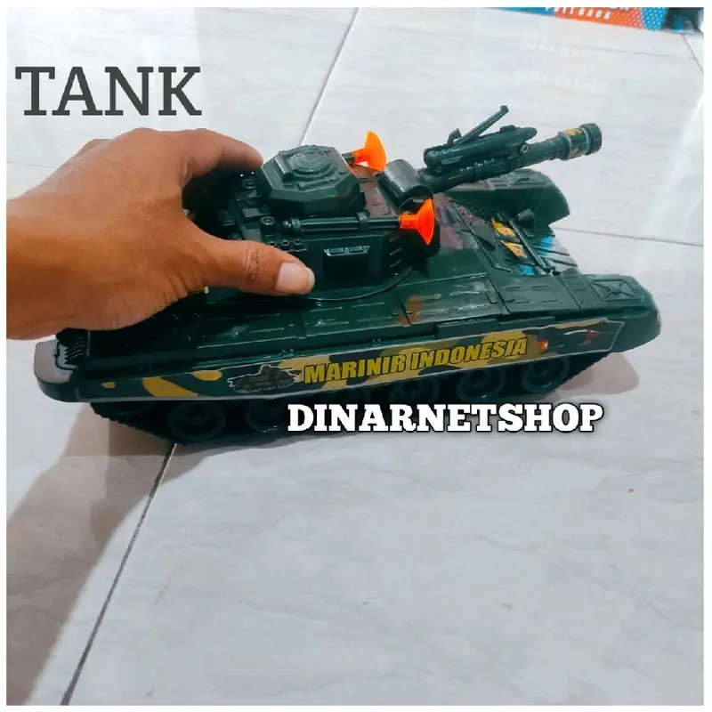 TANK ANGKATAN DARAT LAUT MARINIR INDONESIA MAINAN HOBBY KOLEKSI SIMULASI PERANG PERANGAN BAHAN PLASTIK HADIAH ANAK TOYS PANSER 0