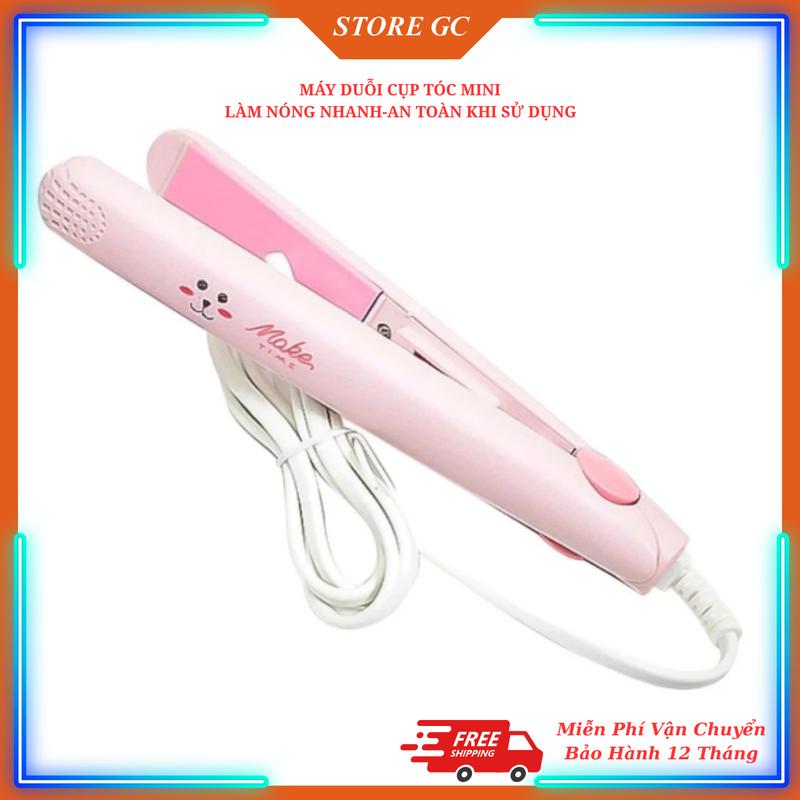  Máy Là Tóc Dập Xù Tóc Mini Máy Uốn Tóc Duỗi Tóc 2 in 1 Đa Năng Nhỏ Gọn Làm Nóng Nhanh Kèm Hộp Đựng 