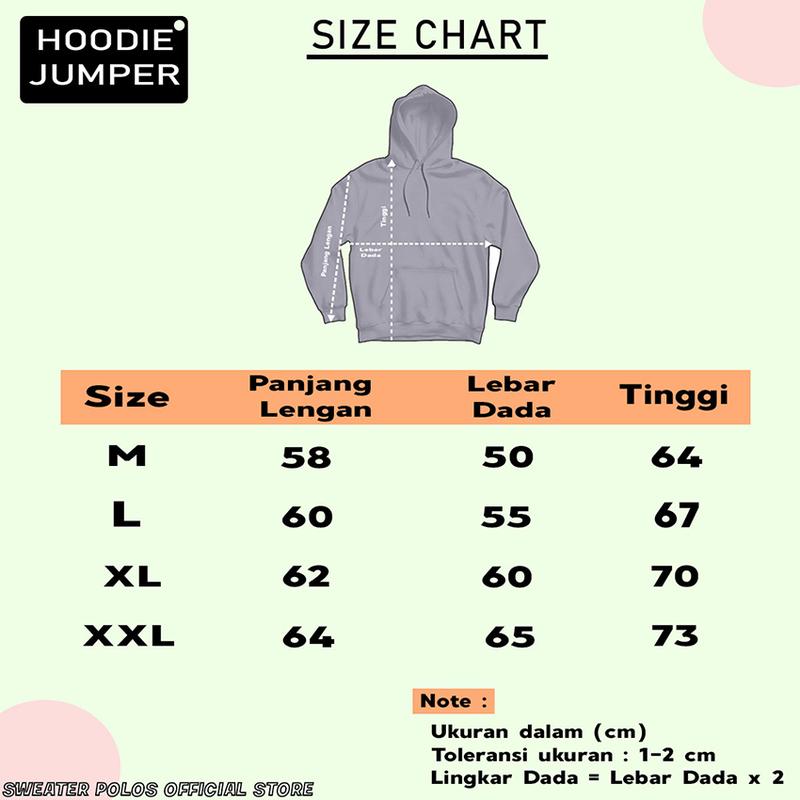 SWEATER POLOS Hoodie Jumper THINGS WILL WEIRD ( Sablon Depan Belakang ) Size M-XXL ( Pria & Wanita ) 6