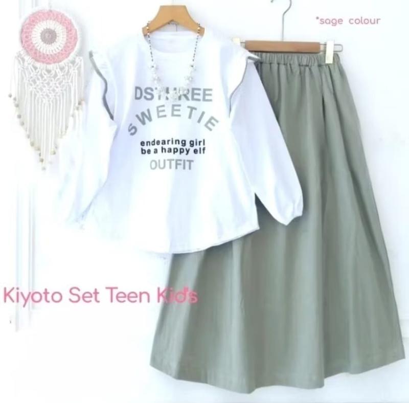 KIYOTO SET KIDS SETELAN ANAK PEREMPUAN TERBARU 1