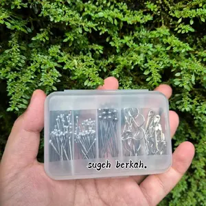PAKET JARUM PENTUL STAINLESS || JARUM PENTUL SILVER || JARUM PENTUL MINI || JARUM PENTUL BESAR || JARUM BOHLAM || PENITI KECIL