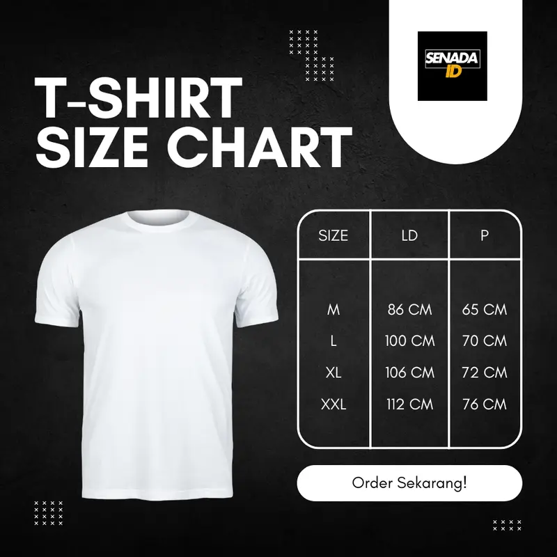 𝐒𝐄𝐍𝐀𝐃𝐀 𝐗 𝐌𝐆𝐀 𝐓-𝐒𝐡𝐢𝐫𝐭 - Kaos Pria Katun 24S Original 100% Baju Distro Model Mix Lengan Pendek Bahan Tebal & Adem Size (M L XL XXL) | Kaos Unisex Bisa Pilih Warna 6