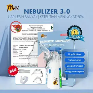 MCI Nebulizer Portabel Mesh Alat Uap Bantu Pernafasan Asma Inhalasi/ alat Nebulizer Anak / Inhaler Asma / Cocok untuk Anak-anak dan Dewasa