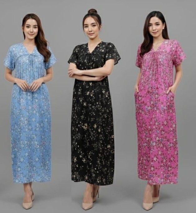 Dastet Fuji isi 3 Pcs Katun Bumil Busui Motif Viral Bunga Cantik Random Terbaru Lengan Pendek PROMO Dapatkan 3 PCS Daster Wanita Lembut Dastet Fuji isi 3 Pcs Katun Bumil Busui Motif Viral Bunga Cantik Random Terbaru Lengan Pendek PROMO Dapatkan 3 PCS Daster Wanita Lembut