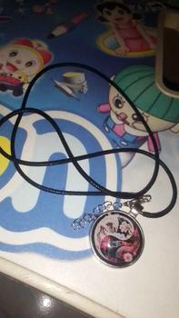 Product Review of Kalung Liontin Yin Yang Art Kaca Cembung Tali Kulit Rantai Stainless Steel from O** I**o 0