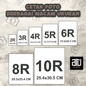 CETAK FOTO BERBAGAI MACAM UKURAN MULAI DARI 2R,3R,4R,5R,6R,8R,10R MURAH DAN BERKUALITAS ( BISA COD ) Kertas Album