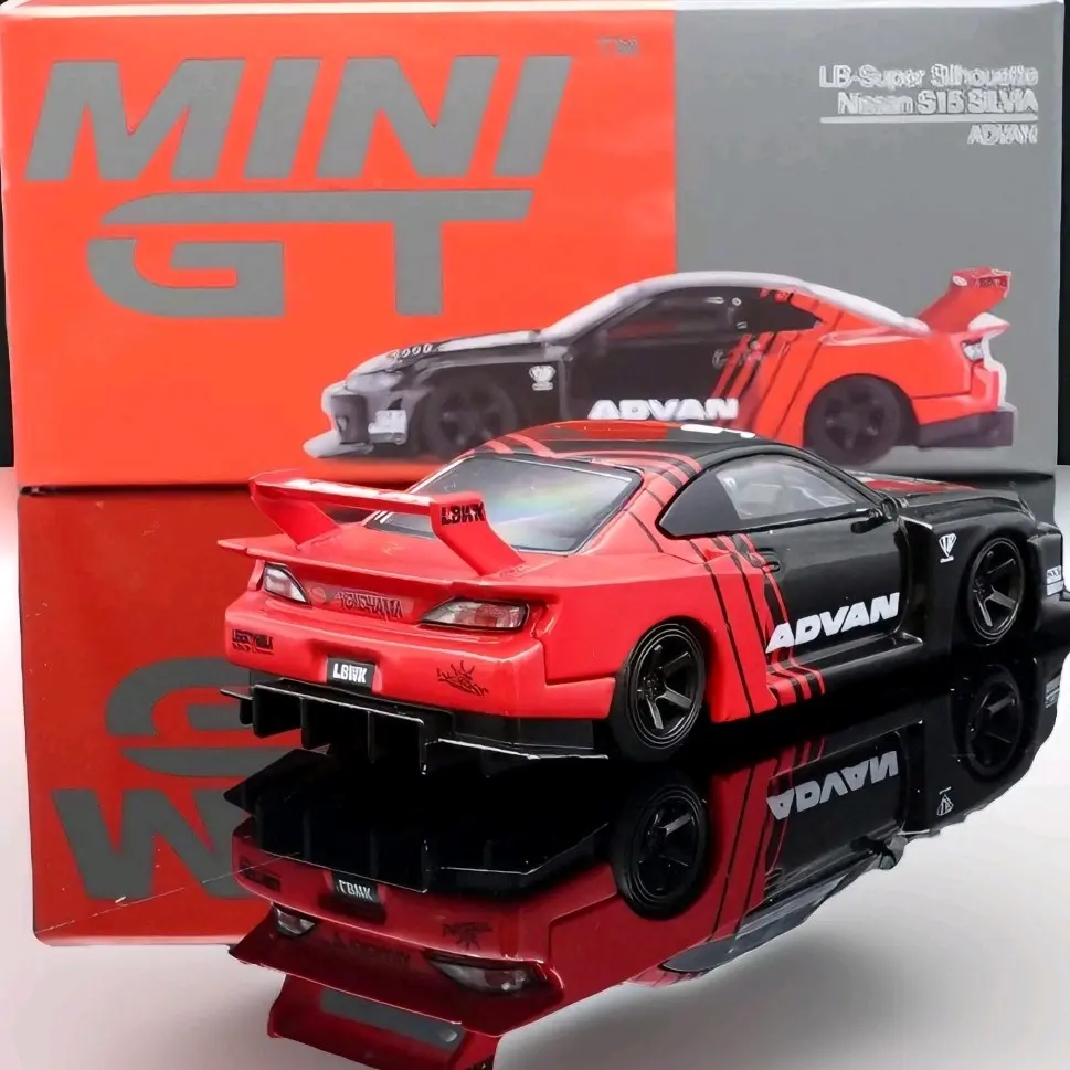 Mini GT LBWK Liberty Walk Super Silhouette Nissan Silvia S15 Auto
