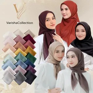 Hijab Paris Polos Jadul Segiempat Best Seller