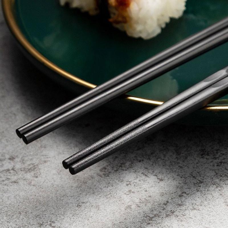 5Pairs Japanese Non-Slip Chopsticks High Quality Korean Home Hotel Restaurant Portable y Food Stick for Sushi Chopsticks 2