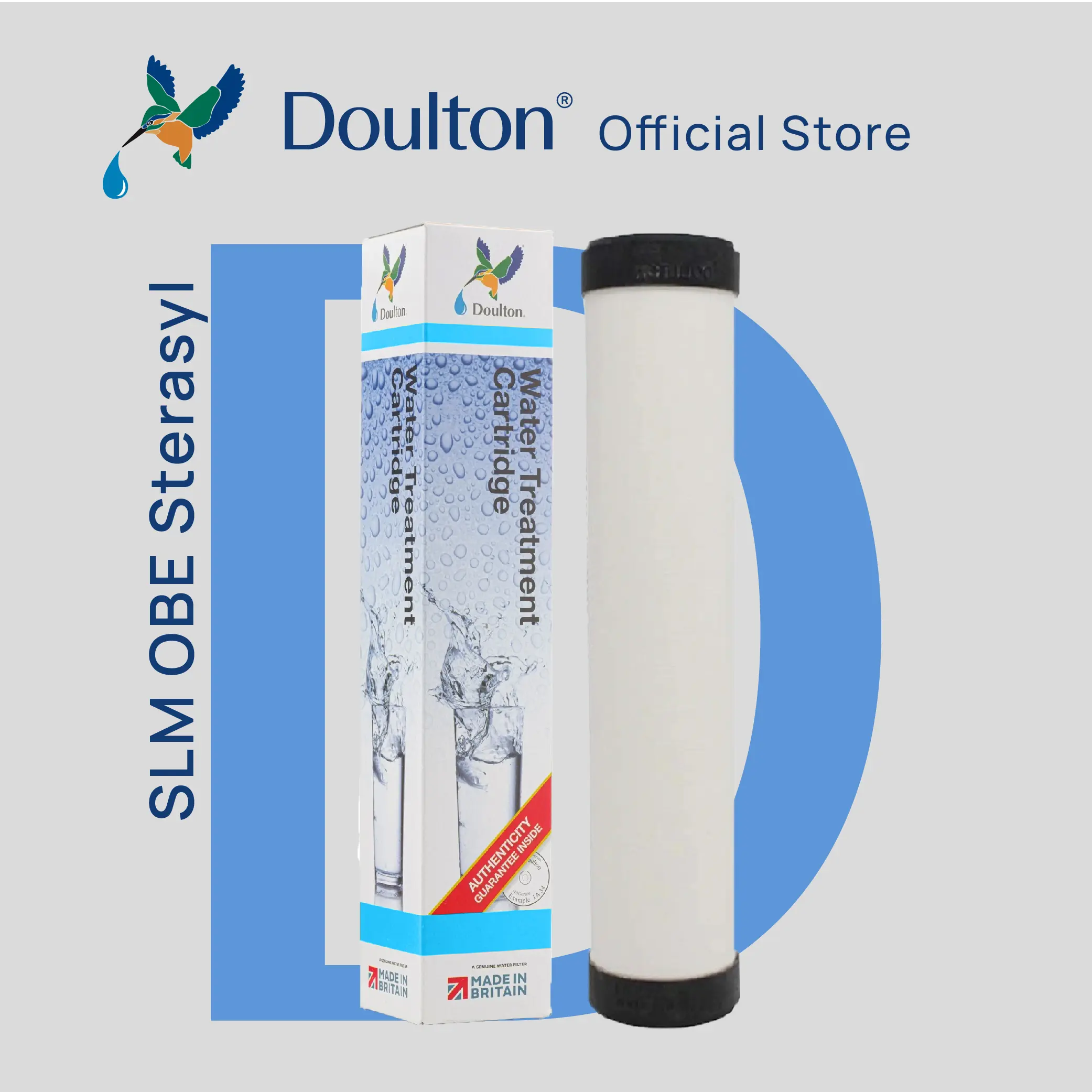Doulton Slimline OBE STERASYL Ceramic Water Filter Candle