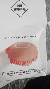 Product Review of Sikat Mandi Dispenser Silicon /Shower Brush Silicon / Sikat Silicone Lembut Dispenser Sabun Mandi   Silikon from 🌹**i S** 1