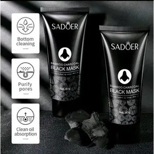 Sadoer black mask masker penghilang komedo jerawat,kotoran & sel kulit mati