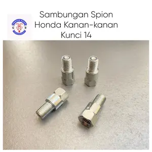 Sambungan Spion Honda / Peninggi Spion 14 Drat Kanan – Atas 14 Drat Kanan