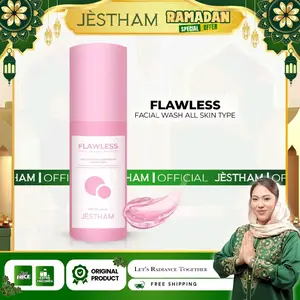 jestham facial wash Jes brightening kemasan baru harga 1pcs