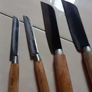 pisau dapur 4pcs (tiger tanggung 2pcs kecil 2pcs  tajam bisa buat kupas buah, filet ayam dll Stainless