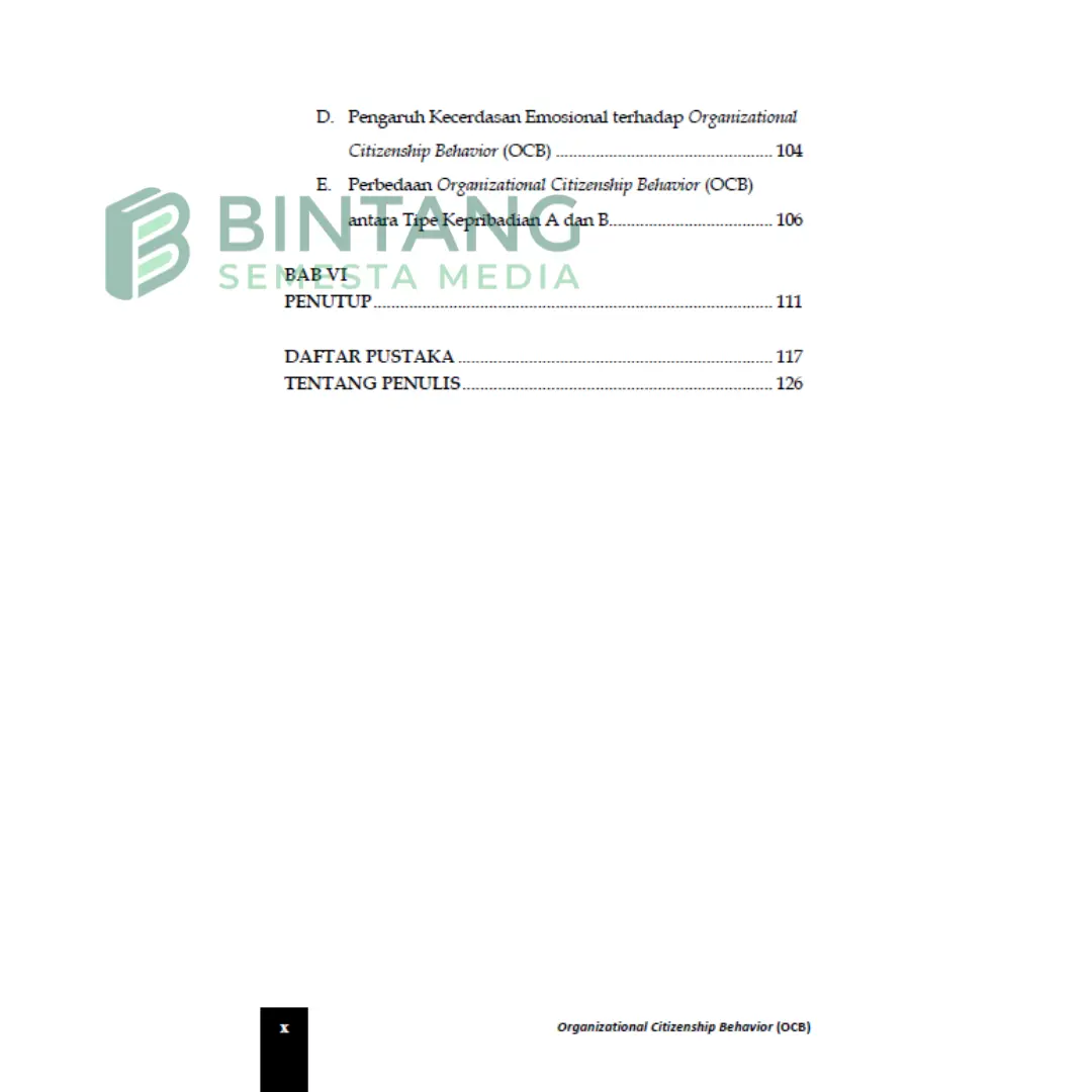 Organizational Citizenship Behavior (OCB) : Teori dan Studi Kasus - Refid Ruhibnur