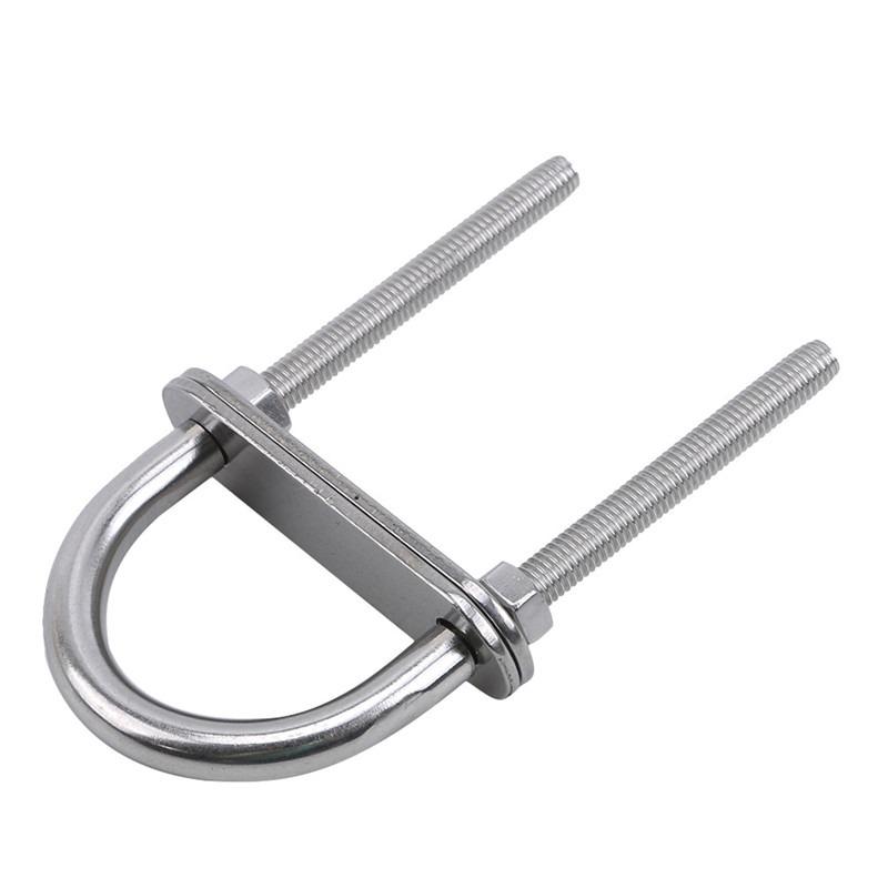 Product Introduction of U-bolt keluli tahan karat untuk kapal layar, tali pengikat busur, mata buritan, menggantikan mendayung marin, U-bolt, aksesori untuk bot, 1 keping 16