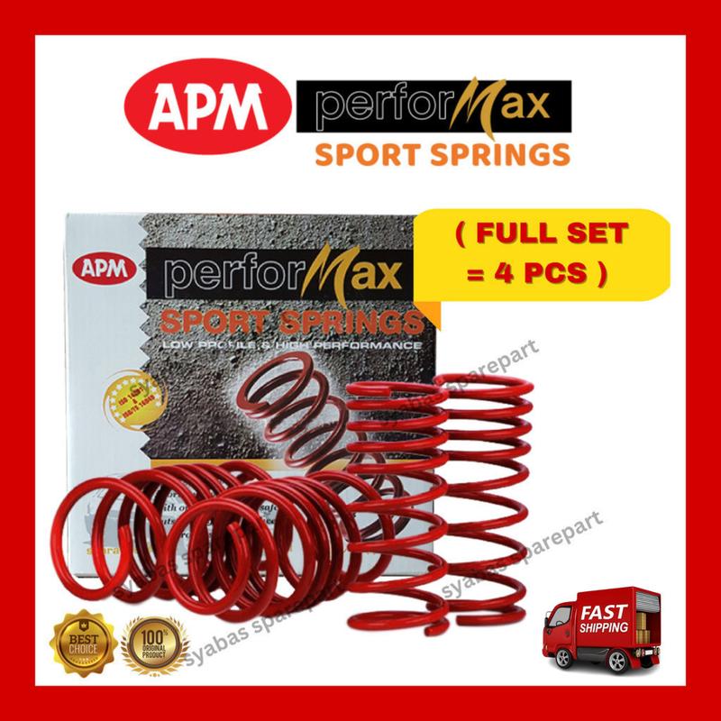 ORIGINAL APM PERFORMAX SPORT SPRING PERODUA VIVA (2007~) 4 PCS - TikTok ...